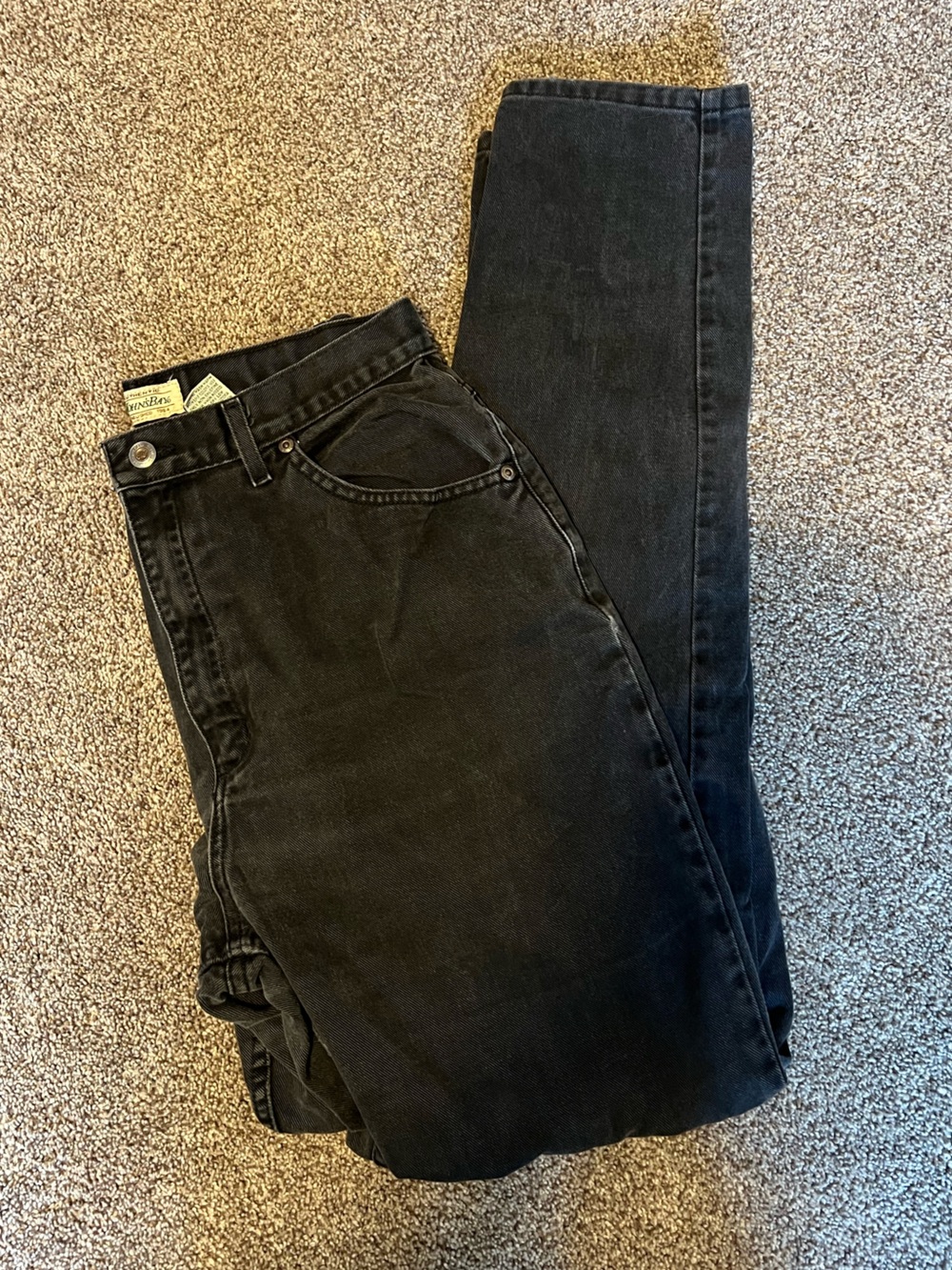 St. John's Bay Women's Black Straight Leg Jeans